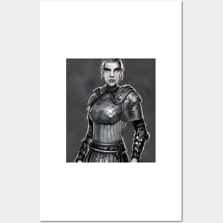 The Elder Scrolls - Nord Female Warrior Posters and Art